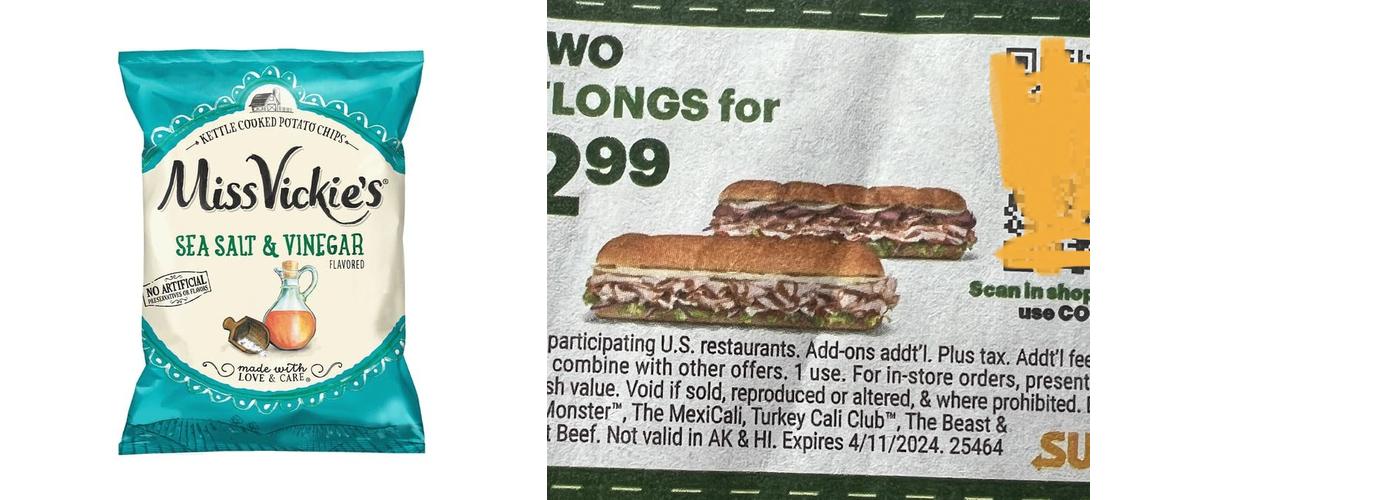 Subway Menu