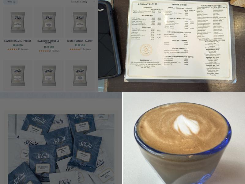 Schuil Coffee Company Menu