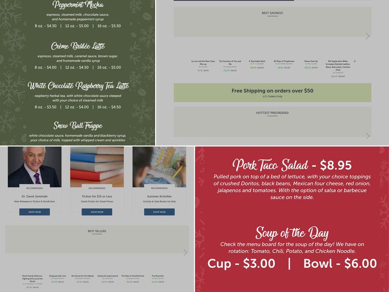 Baker's Beanery Menu