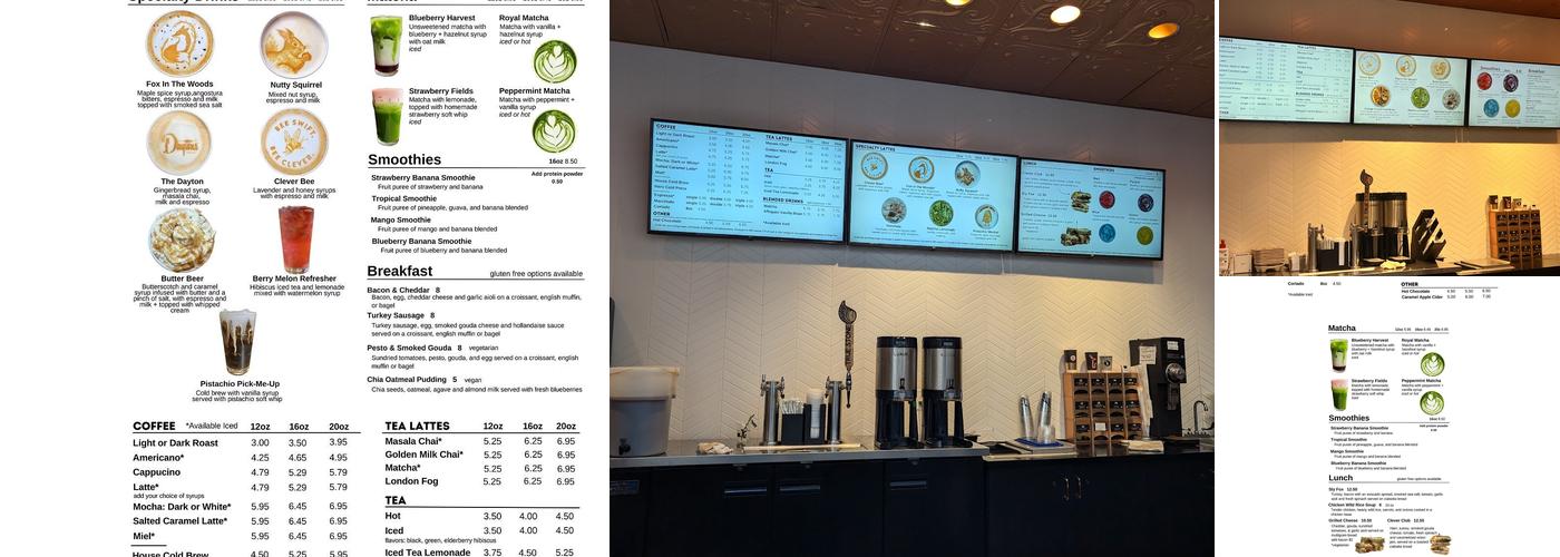 Gray Fox Coffee & Wine Menu