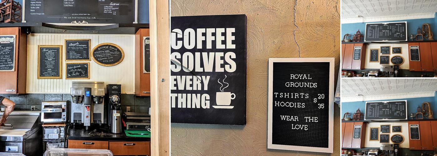 Royal Grounds Coffee Menu