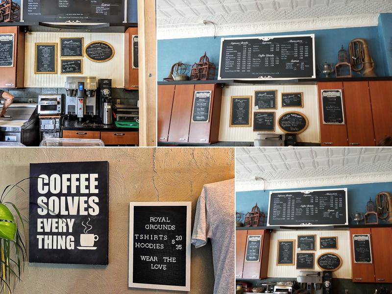 Royal Grounds Coffee Menu