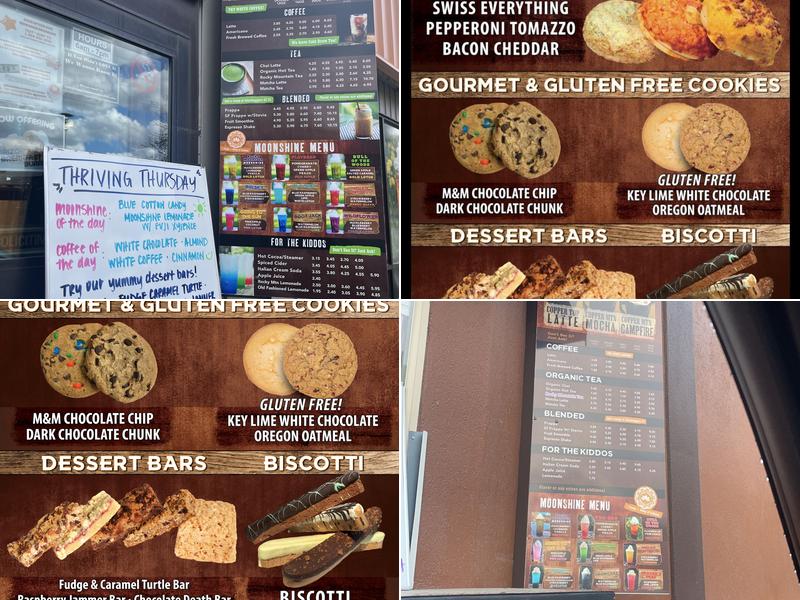 Copper Mountain Coffee Menu