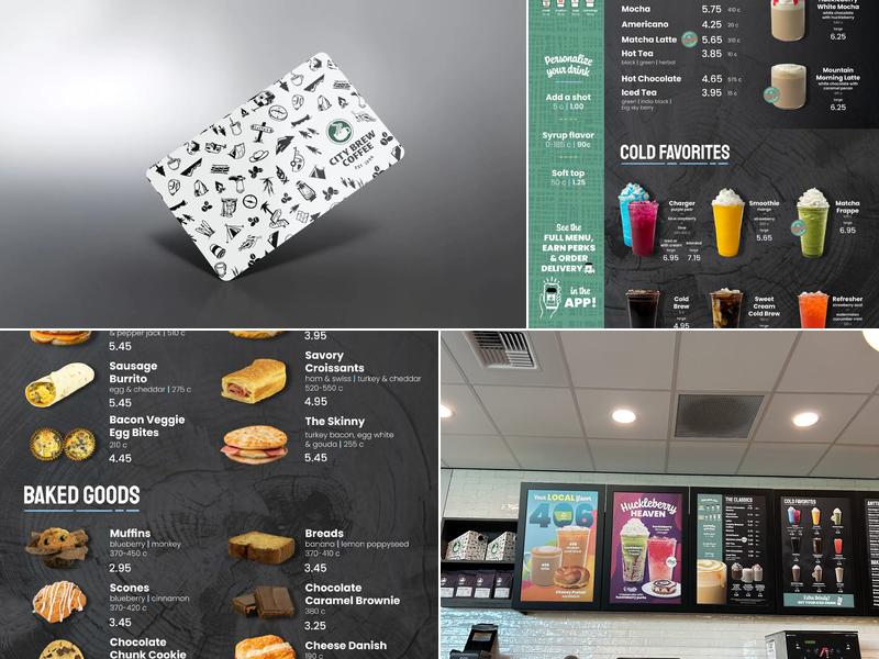 City Brew Coffee Menu