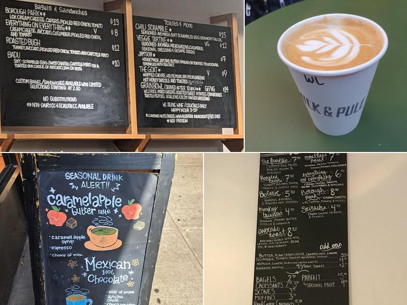 Milk & Pull Bed Stuy Menu