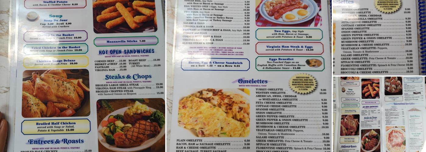 M & G Menu