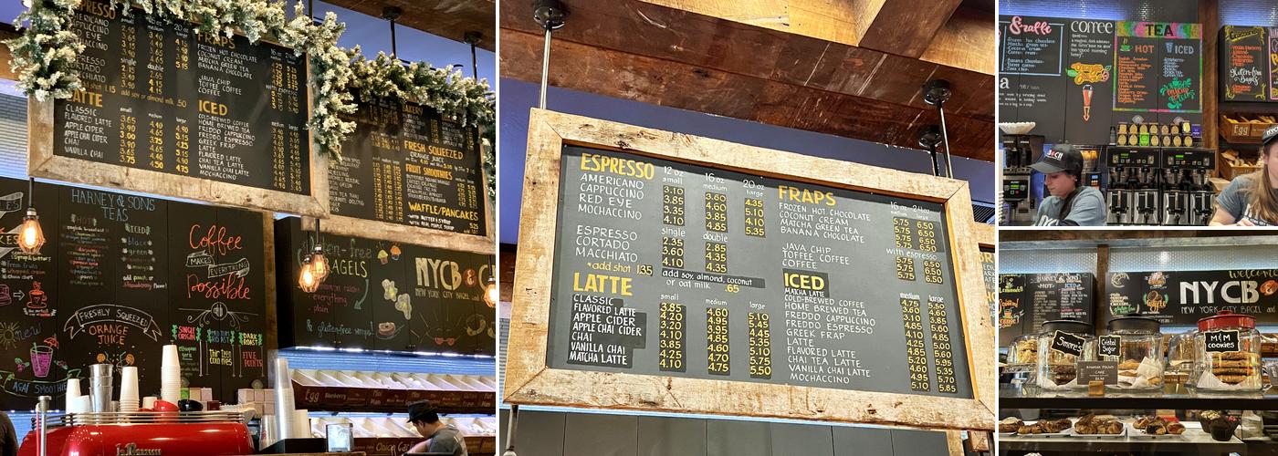 New York City Bagel & Coffee House Menu