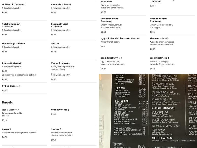 Black Star Bakery&Cafe Menu