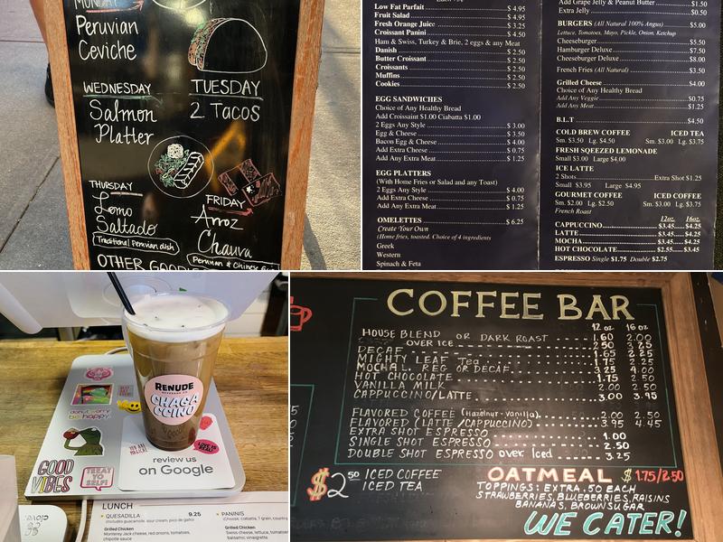 LM Cafe Menu