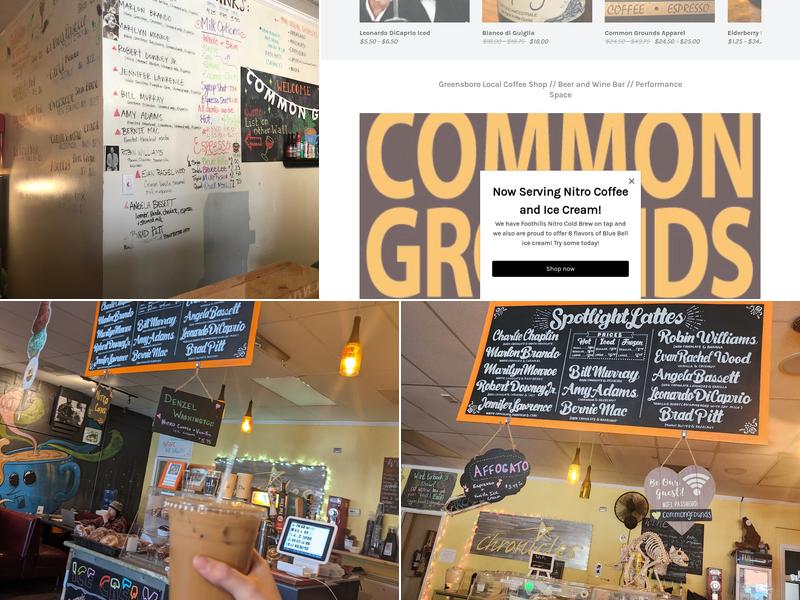 Common Grounds Menu