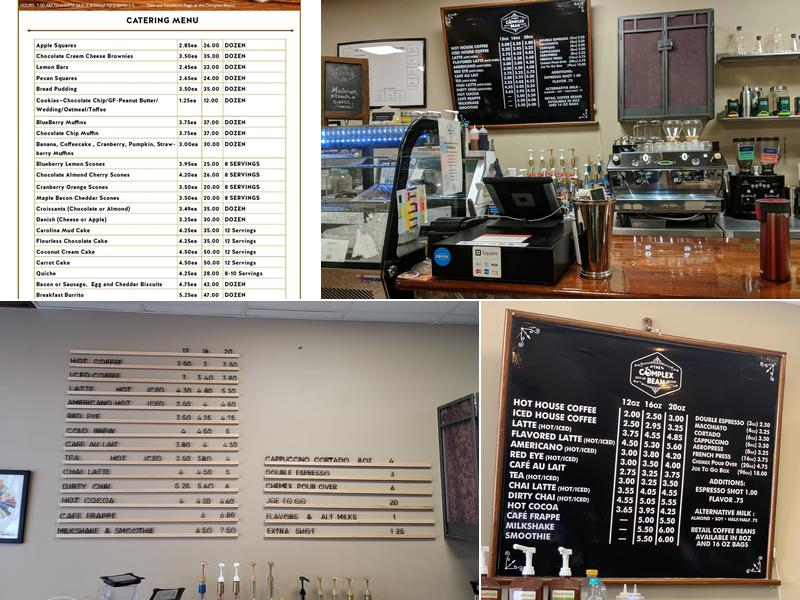 The Complex Bean Menu