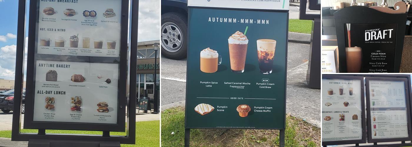 Starbucks Menu