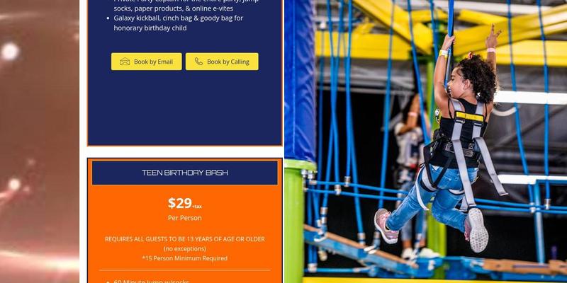 Galaxy Fun Park Menu