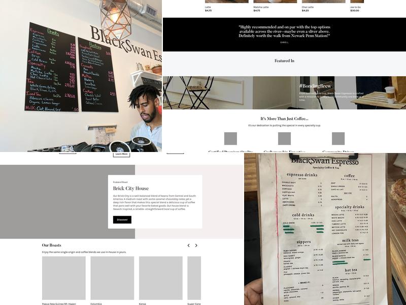 Black Swan Espresso - Specialty Coffee and Tea Menu