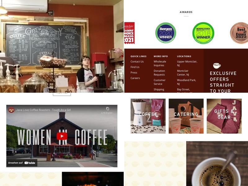 Java Love Coffee Bar Menu