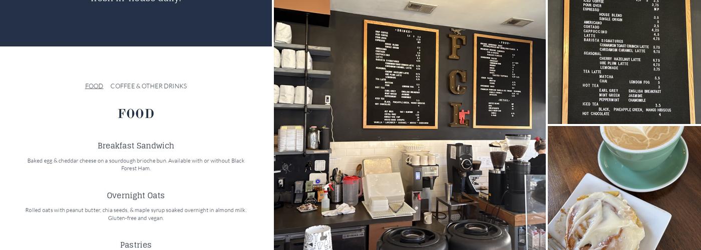 Function Coffee Labs Menu