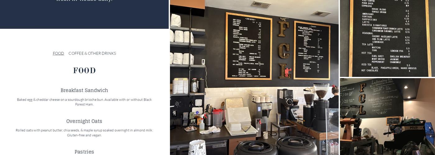 Function Coffee Labs Menu