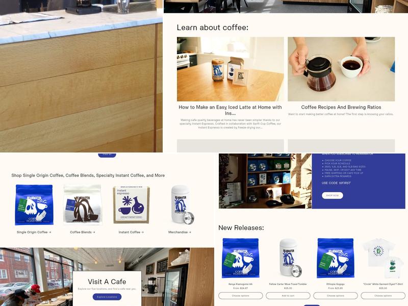 ReAnimator Coffee Menu