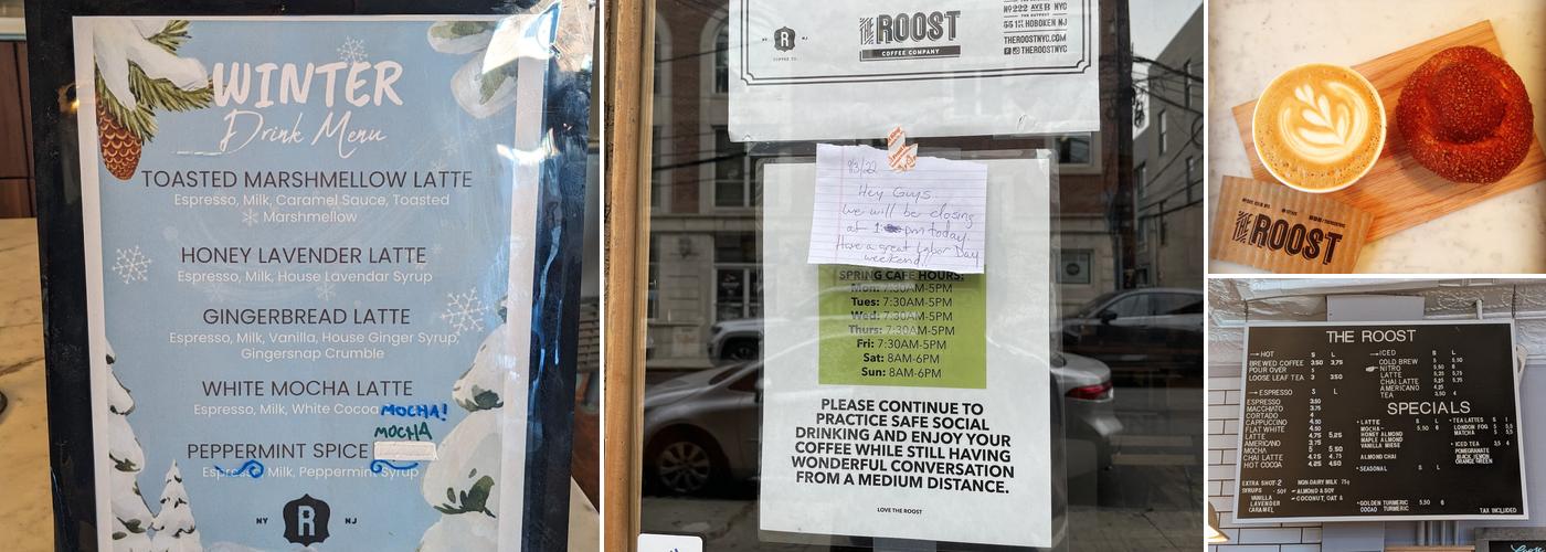 The Roost Outpost Menu