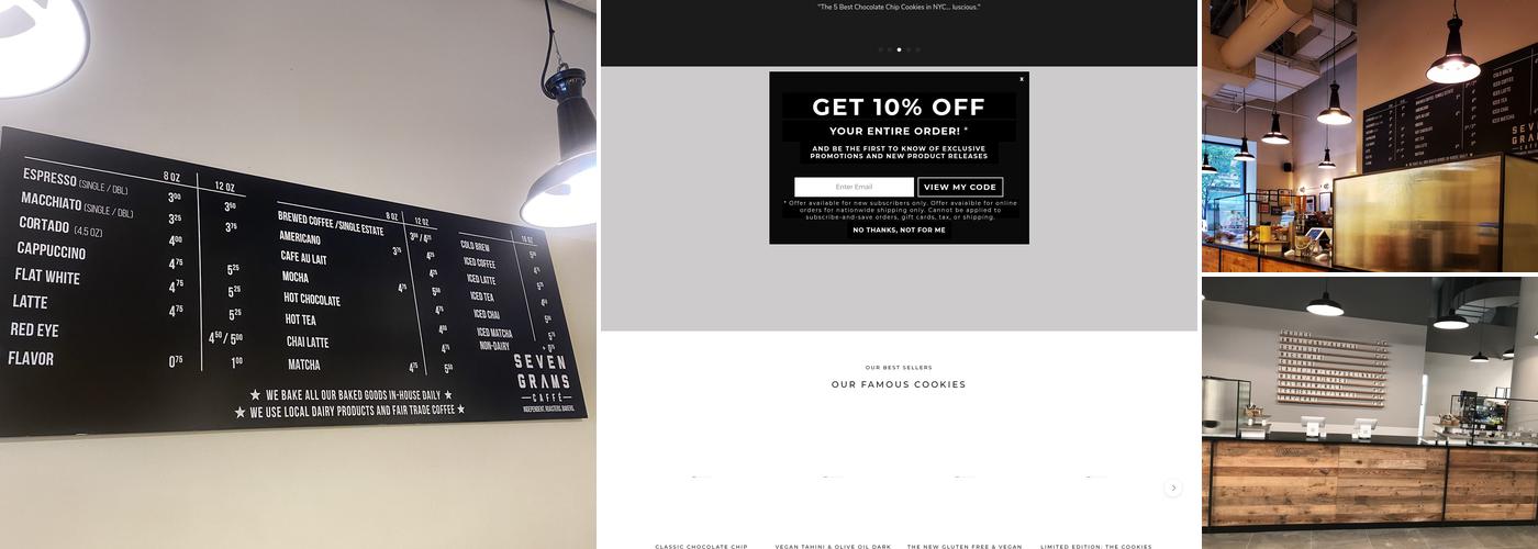 Seven Grams Caffe Menu