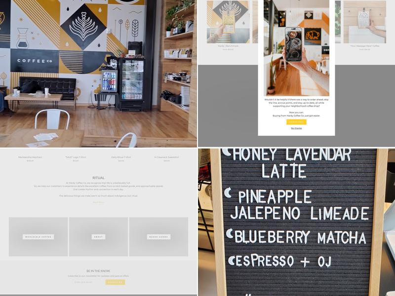 Hardy Coffee Co. Menu