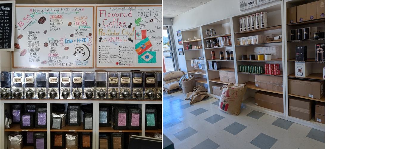 Moons Coffee & Tea Menu