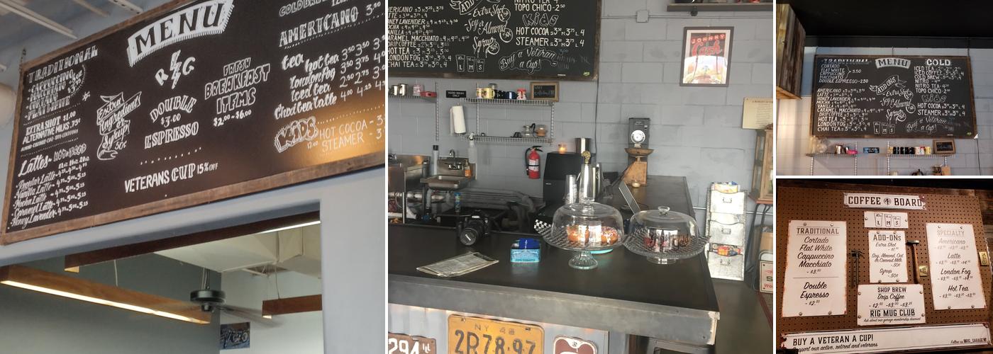 Rust Is Gold Coffee Menu