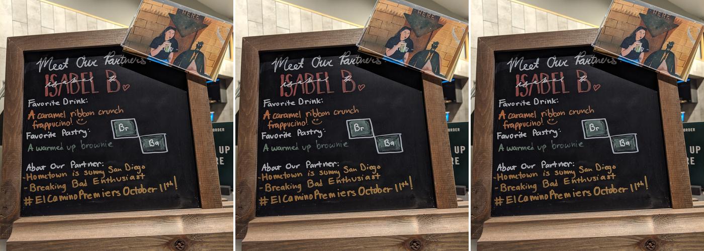 Starbucks Menu