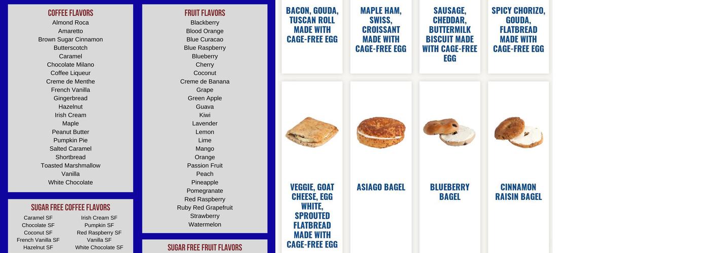 Aroma Joe's #53 Menu