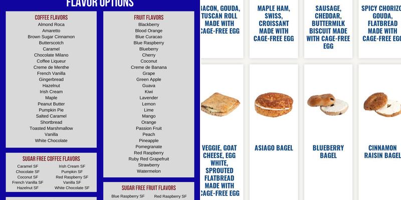 Aroma Joe's #53 Menu