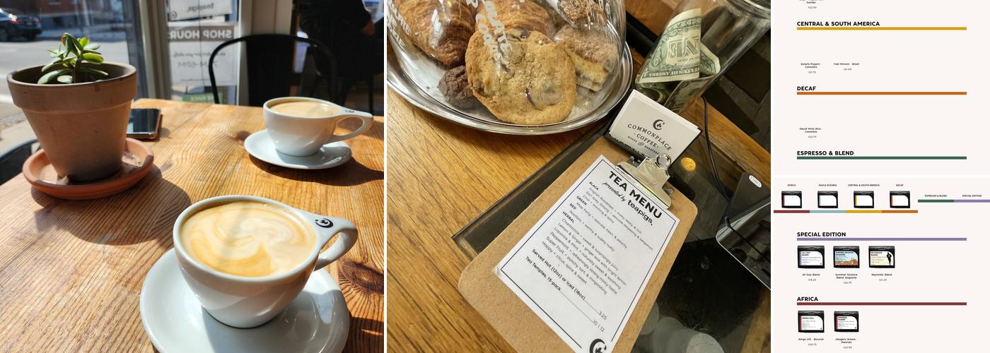 Commonplace Coffee Menu