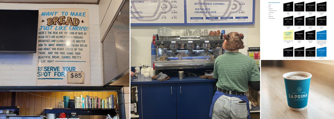 La Prima Espresso Company - Strip District Menu