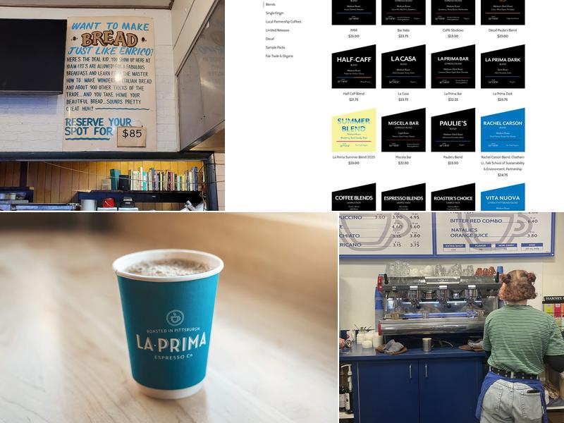 La Prima Espresso Company - Strip District Menu