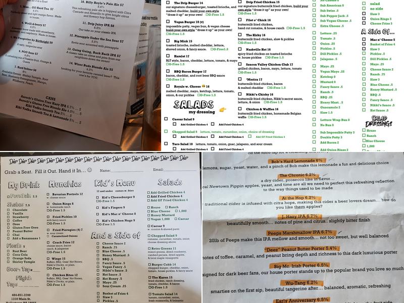 Drip Menu