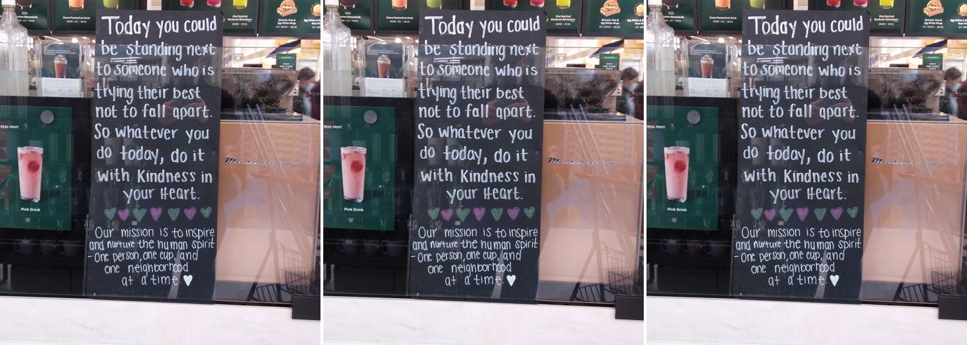 Starbucks Menu