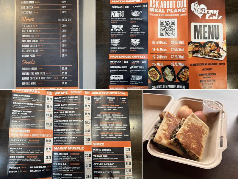 Clean Eatz Menu