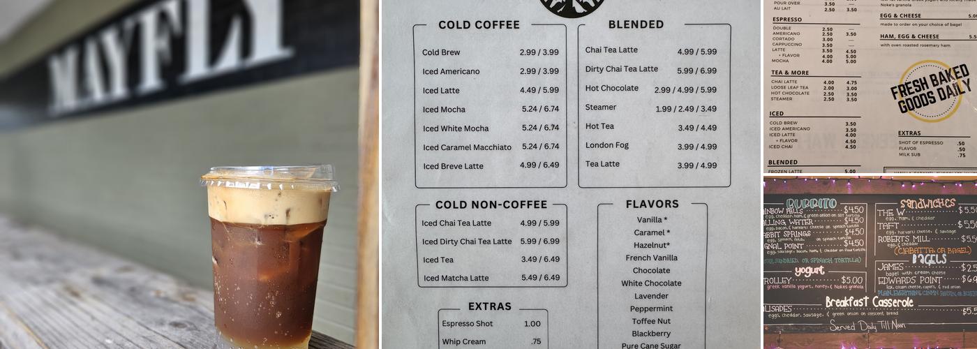 Mayfly Coffee Menu