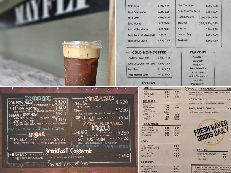 Mayfly Coffee Menu