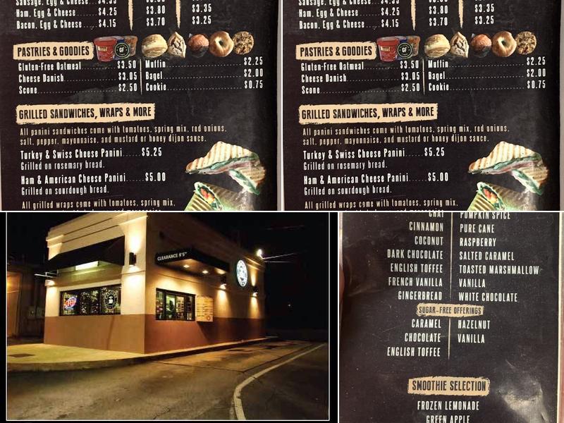 Lasaters Coffee & Tea Menu
