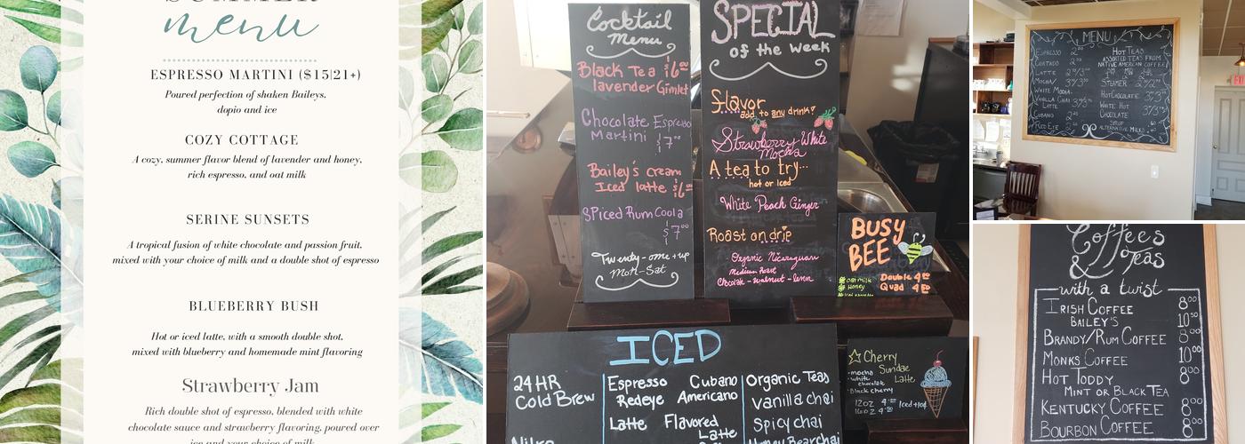 Wholly Grounds Menu
