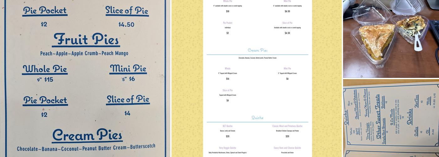 Partial To Pie Bakery Menu