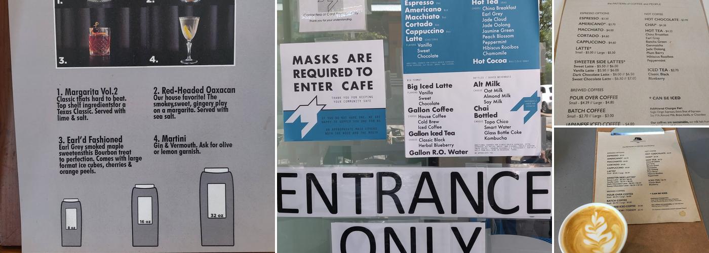 Houndstooth Coffee Menu