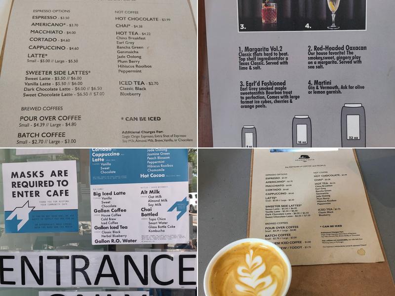 Houndstooth Coffee Menu
