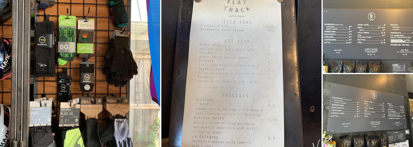 Flat Track Coffee Menu