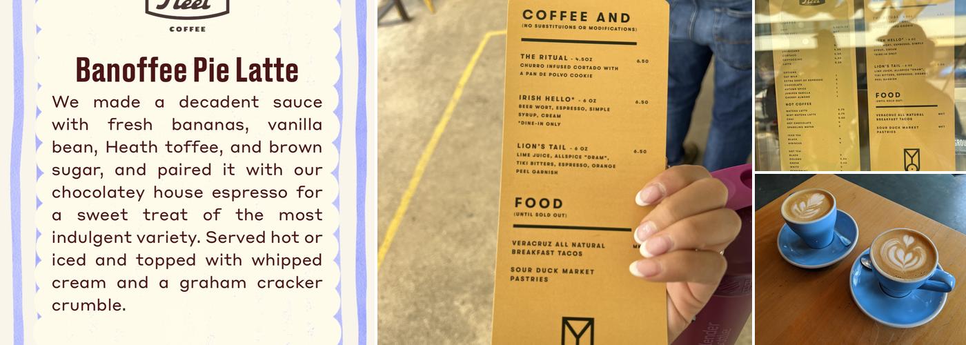 Fleet Coffee Menu