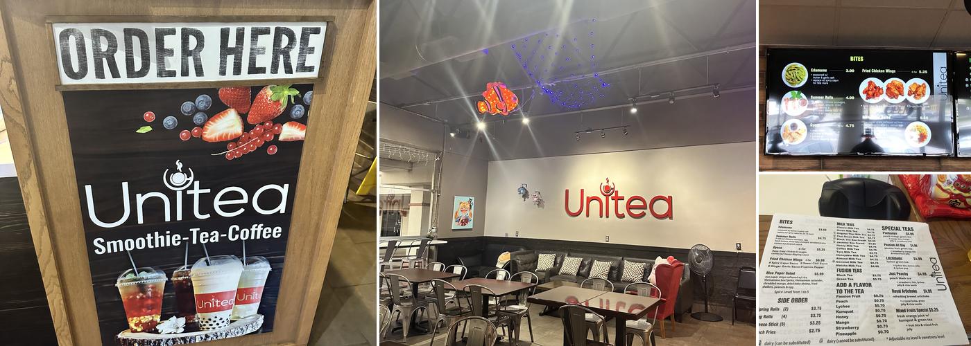 Unitea Bubble Tea Menu