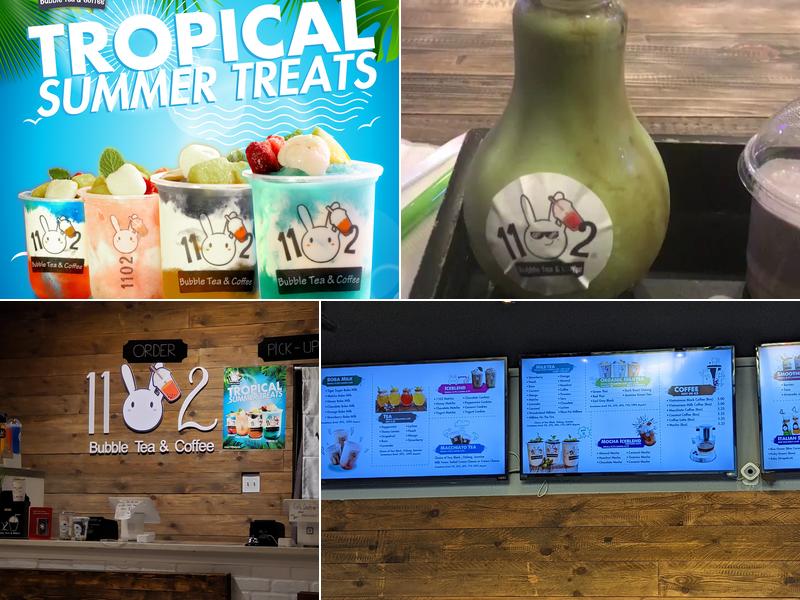 1102 Bubble Tea & Bites Menu