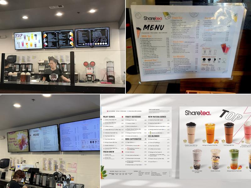Sharetea Menu