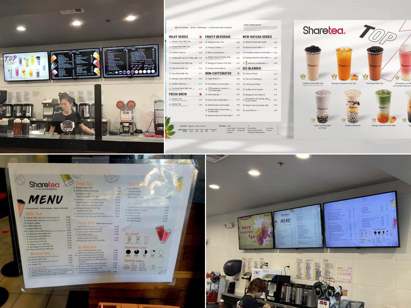 Sharetea Menu