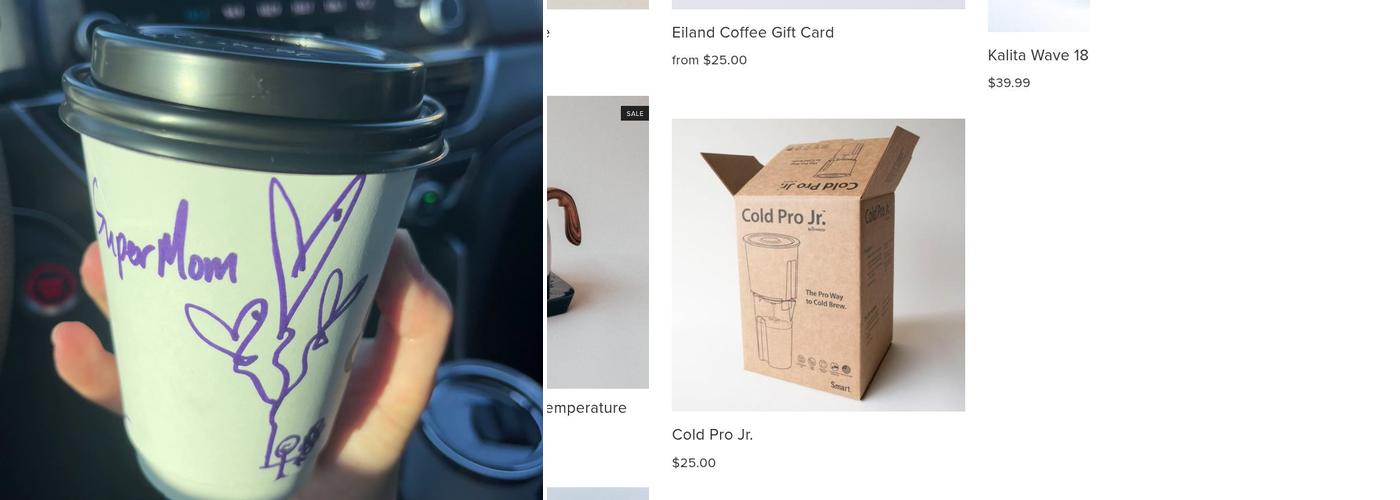 Eiland Coffee Roasters Menu